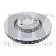 Jeu de 2 disques de frein avant NK 3147107 - Visuel 1