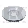 Jeu de 2 disques de frein avant NK 3147107 - Visuel 2
