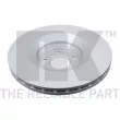Jeu de 2 disques de frein avant NK 3147108 - Visuel 2