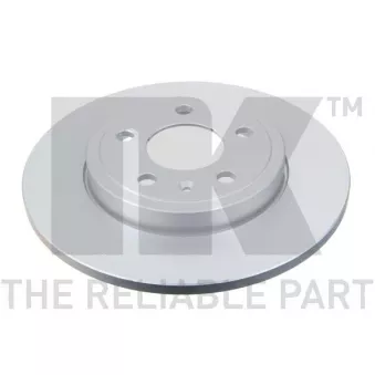 Jeu de 2 disques de frein arrière NK 3147111