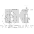 Jeu de 2 disques de frein arrière NK 3147111 - Visuel 3