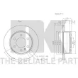 Jeu de 2 disques de frein arrière NK 3147122 - Visuel 3