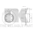 Jeu de 2 disques de frein arrière NK 3147124 - Visuel 3