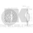 Jeu de 2 disques de frein avant NK 3147128 - Visuel 3