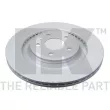 Jeu de 2 disques de frein arrière NK 3147130 - Visuel 1