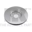 Jeu de 2 disques de frein avant NK 3147134 - Visuel 2