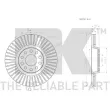 Jeu de 2 disques de frein avant NK 3147134 - Visuel 3