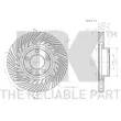 Disque de frein avant gauche NK 3147151 - Visuel 3