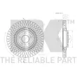 Jeu de 2 disques de frein avant NK 3147155 - Visuel 3
