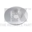 Jeu de 2 disques de frein arrière NK 3147160 - Visuel 2