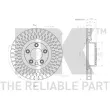 Jeu de 2 disques de frein avant NK 3147161 - Visuel 3