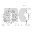 Jeu de 2 disques de frein arrière NK 3147163 - Visuel 3