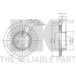 Jeu de 2 disques de frein avant NK 314733 - Visuel 3