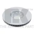 Jeu de 2 disques de frein avant NK 314743 - Visuel 2
