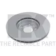 Jeu de 2 disques de frein avant NK 314772 - Visuel 2