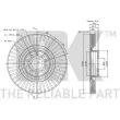 Jeu de 2 disques de frein avant NK 314786 - Visuel 3