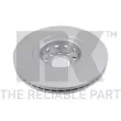 Jeu de 2 disques de frein avant NK 314791 - Visuel 2