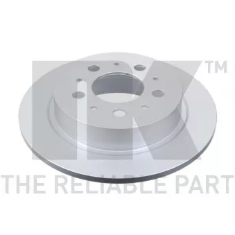 Jeu de 2 disques de frein arrière NK 314844