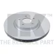 Jeu de 2 disques de frein avant NK 314850 - Visuel 1