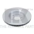 Jeu de 2 disques de frein arrière NK 314861 - Visuel 2