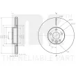 Jeu de 2 disques de frein avant NK 314869 - Visuel 3