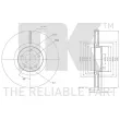 Jeu de 2 disques de frein avant NK 314870 - Visuel 3