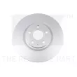 Jeu de 2 disques de frein avant NK 314876 - Visuel 1