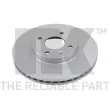 Jeu de 2 disques de frein avant NK 315019 - Visuel 1