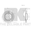 Jeu de 2 disques de frein avant NK 315019 - Visuel 3