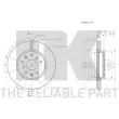 Jeu de 2 disques de frein avant NK 315218 - Visuel 3