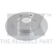 Jeu de 2 disques de frein arrière NK 315222 - Visuel 1