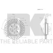 Jeu de 2 disques de frein avant NK 315224 - Visuel 3