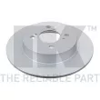 Jeu de 2 disques de frein arrière NK 315225 - Visuel 1