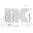 Jeu de 2 disques de frein arrière NK 315225 - Visuel 3