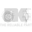 Jeu de 2 disques de frein avant NK 315237 - Visuel 3