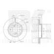 Jeu de 2 disques de frein avant NK 315239 - Visuel 3
