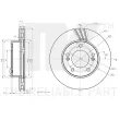 Jeu de 2 disques de frein avant NK 315705 - Visuel 3
