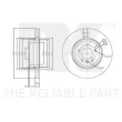 Jeu de 2 disques de frein avant NK 3415103 - Visuel 3
