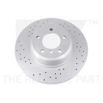 Jeu de 2 disques de frein avant NK 3415121