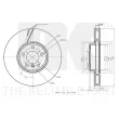 Disque de frein avant gauche NK 3415124 - Visuel 3