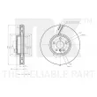 Disque de frein avant gauche NK 3415127 - Visuel 3