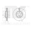 Disque de frein avant droit NK 3415128 - Visuel 3