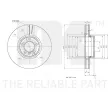 Jeu de 2 disques de frein avant NK 341572 - Visuel 3