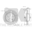Jeu de 2 disques de frein avant NK 343361 - Visuel 3
