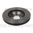 Disque de frein avant gauche NK 3447103 - Visuel 2