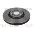 Jeu de 2 disques de frein avant NK 3447107 - Visuel 1