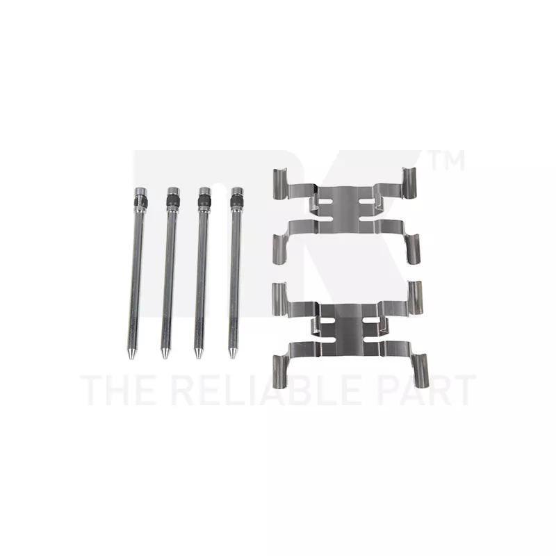 Kit d'accessoires, plaquette de frein à disque NK 7910040