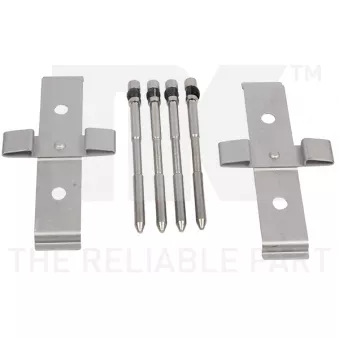Kit d'accessoires, plaquette de frein à disque NK 7910694