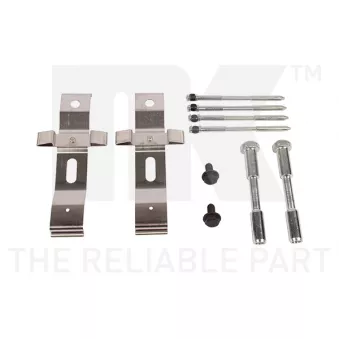 Kit d'accessoires, plaquette de frein à disque NK 7910969
