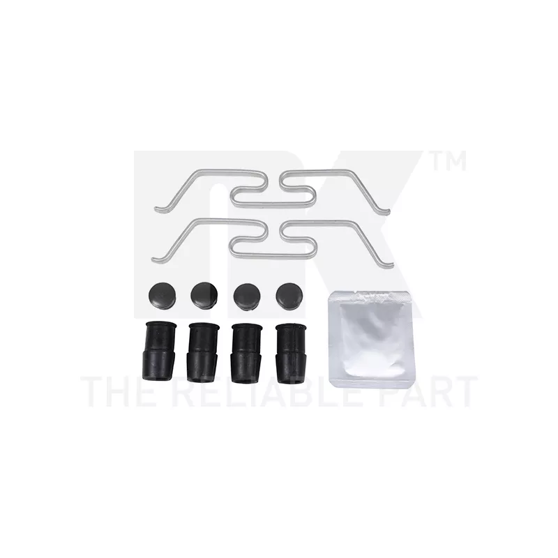 Kit d'accessoires, plaquette de frein à disque NK 7912521